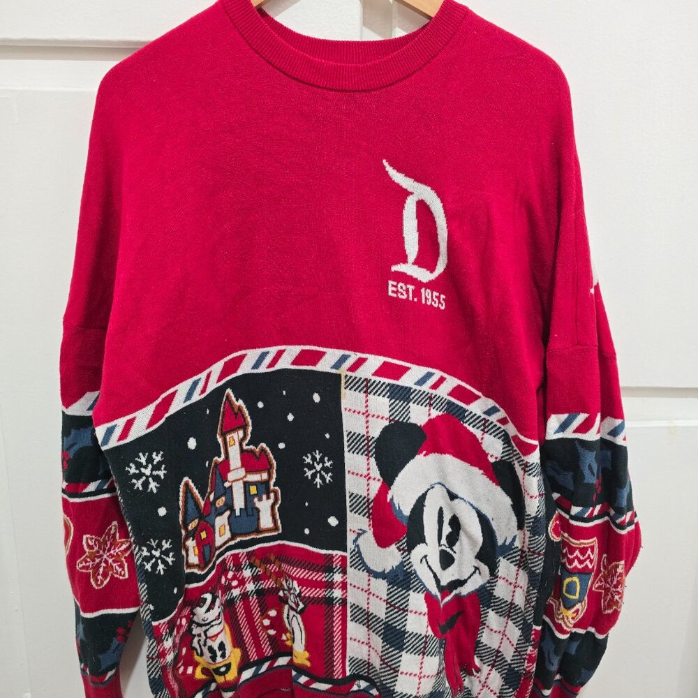 Disneyland Christmas Spirit Jersey Sweater 2021 Size Small